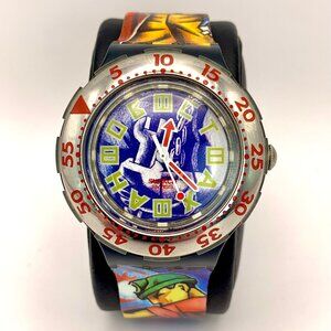 Designer Swatch Watch Scuba 200 #SDM105 1995